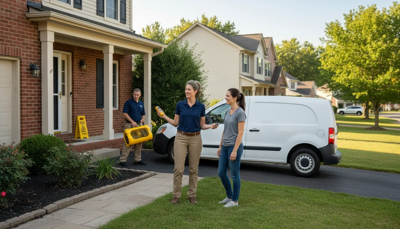 Water restoration image for Dehumidification And Cleanup Services in Crystal Hill, VA